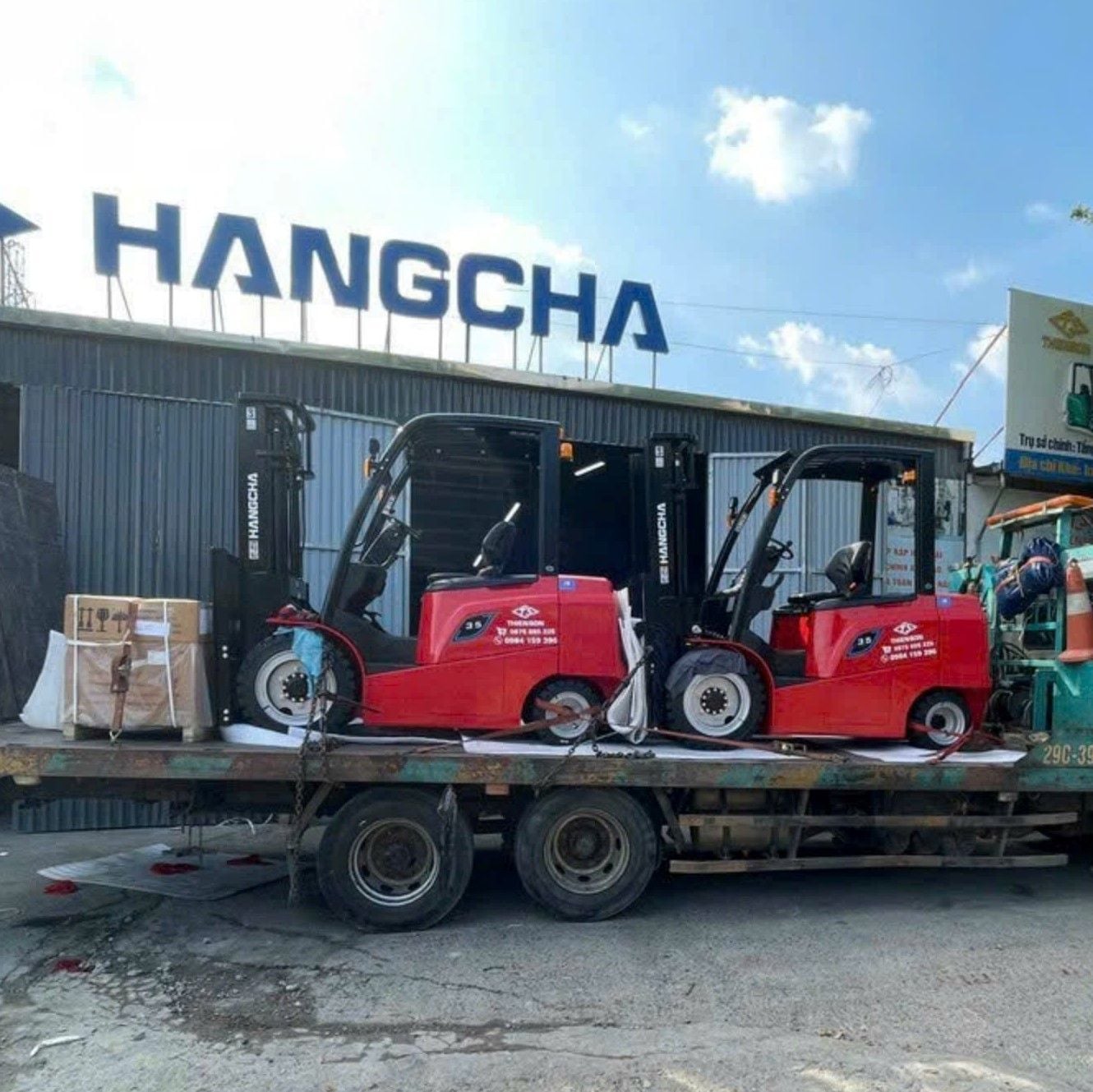 Xe Nâng Điện 3.5 Tấn Acid Mới 100%
