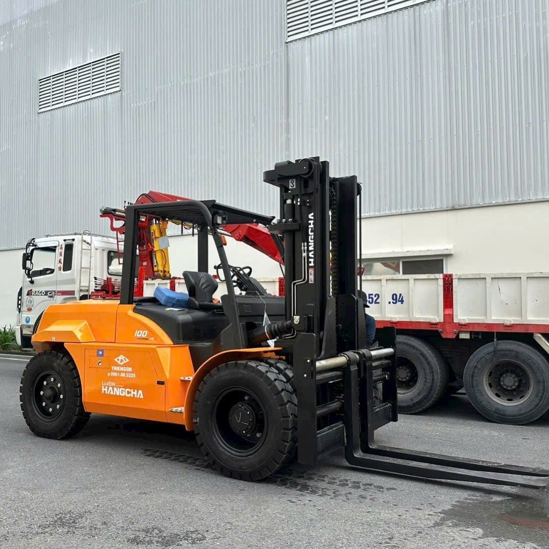 Xe Nâng Điện Ngồi Lái HANGCHA 10 Tấn 