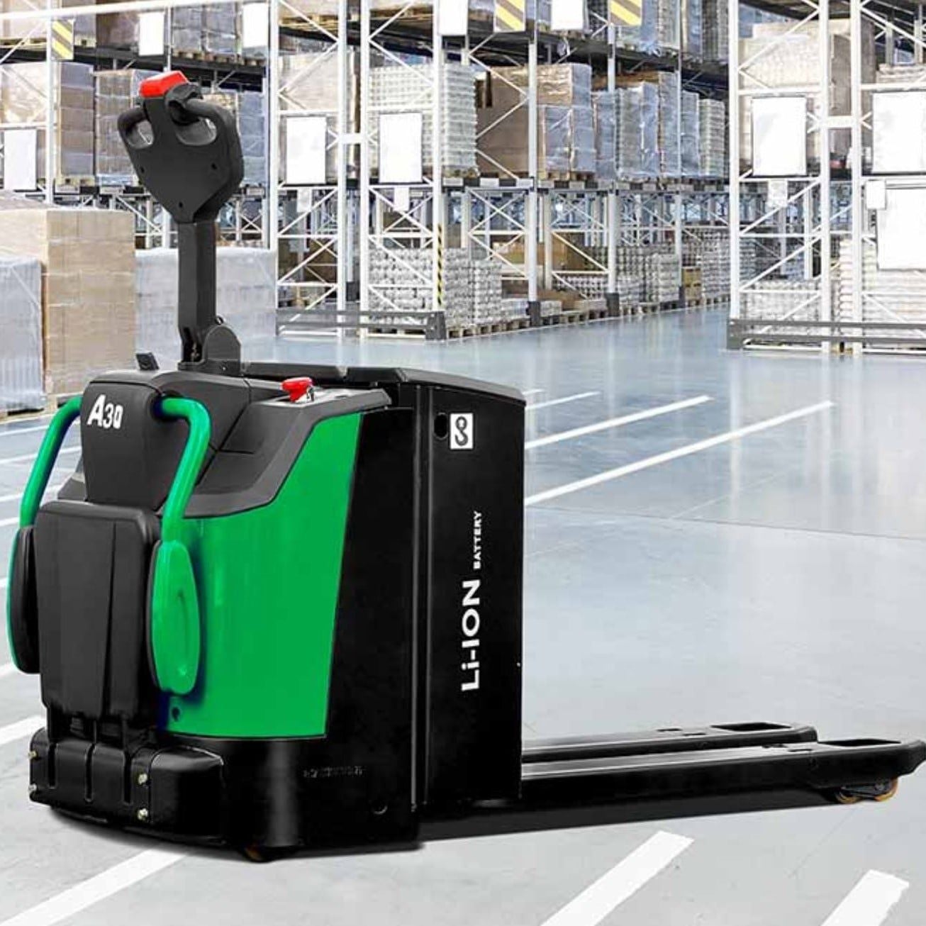 Xe Nâng Tay Điện 2 - 3 Tấn Bệ Đứng Lái